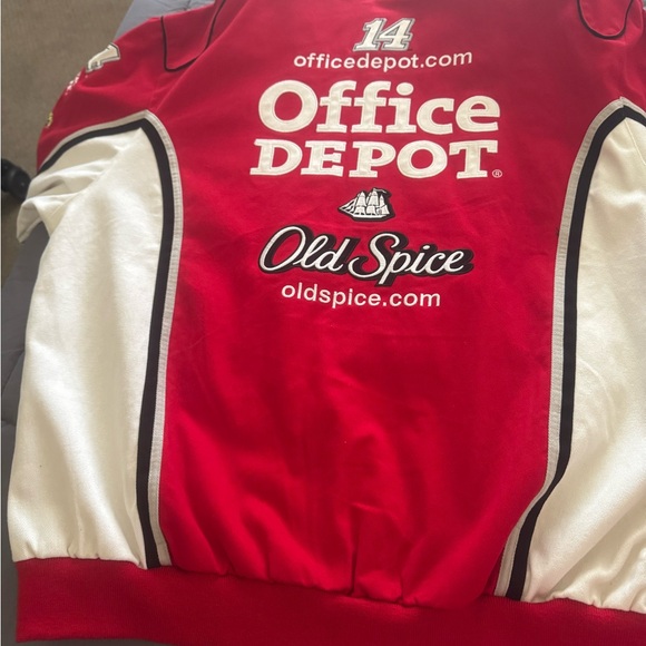 Nascar Red and White Racing Jacket - Picture 3 of 4